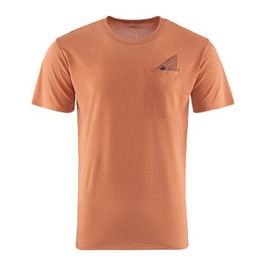 Grundens Species Pocket Tee Men's in Rust Heather